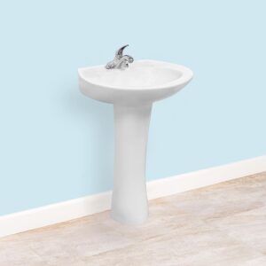 LP2218-2 Oval Pedestal<br>22" x 18" x 33-1/2"